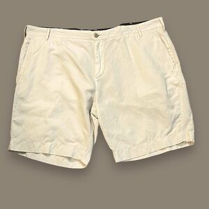 Faherty Malibu Shorts Linen Cotton Chinos Stone Lightweight Golf Pockets Mens 40